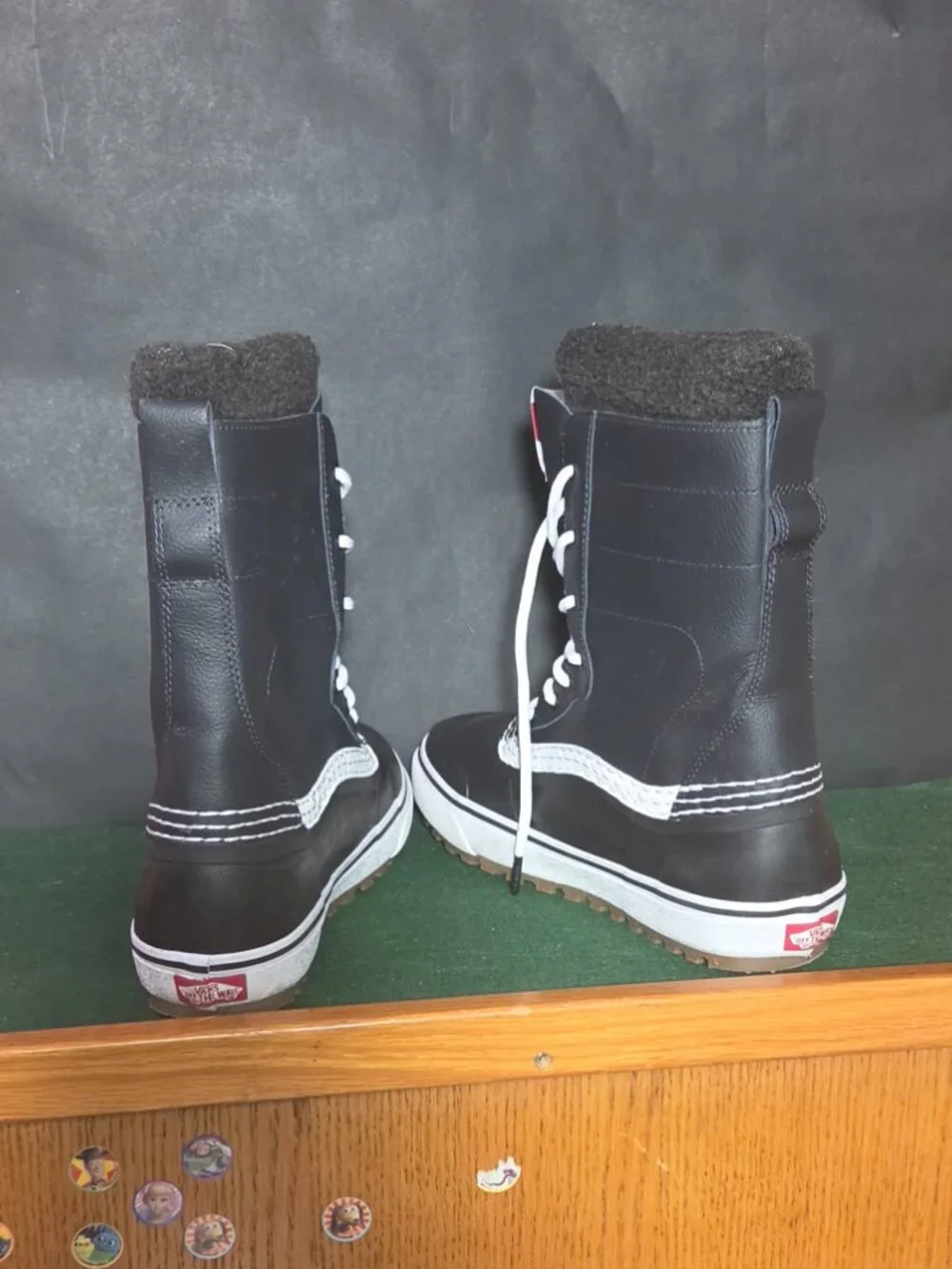 Vans Standard MTE Black Leather Winter Boots